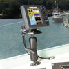 RAM 1.5" Ball Marine Electronic "RUGGED USE" Mount for the Humminbird 100, 300, 500, 700 Series, Matrix Series and Lowrance Elite-5 Series - Gizmobusters