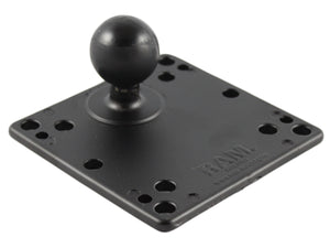 RAM 4.75" Square Base with VESA (4 X 75mm) (4 X 100mm) Hole Patterns & 1.5" Ball - Gizmobusters