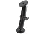 RAM 1" Ball Mount with Long Double Socket Arm & 2/2.5" Round Bases that contain the AMPs hole pattern - Gizmobusters
