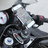 RAM Fork Stem Mount with Short Double Socket Arm & Universal X-Grip® Cell/iPhone Cradle - Gizmobusters